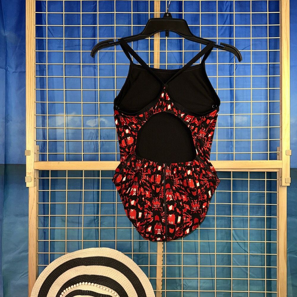 Rise Aquatics Swimwear 34 One Piece Racerback Keyhole Diving Swimsuit - Picture 4 of 6